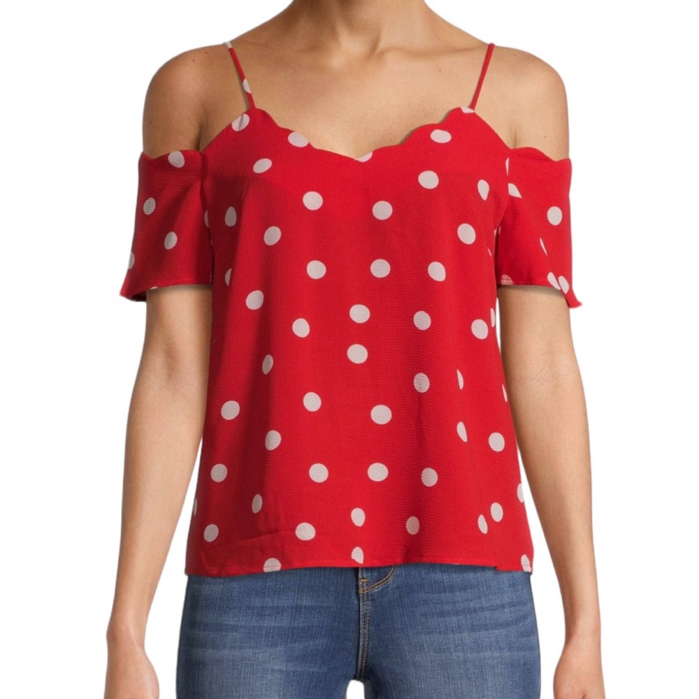 monteau Los Angeles-Like New-Size Small-Drop Shoulder Top